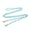 Necklace Personalized Handmade Crystal Bead Chain Mask Anti-Lost Lanyard Glasses Chain(Blue)