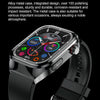 TK16 2.04 inch LCD Screen Silicone Strap Smart Watch Supports Health Monitoring(Grey)