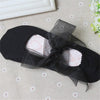 Women Bow Cross Straps Shallow Mouth Socks Sailboat Socks, Size:One Size(Black)