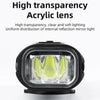 ESLNF Mountain Bike Headlight Waterproof Aluminum USB Charging Road Bike Light Cycling Gear(400LM)