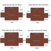 Double-sided Waterproof Pet Cushion Diamond Pattern Sofa Cover, Size:130x196cm(Yellow Coffee)