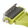Pet Grooming Comb, Double-Sided Dematting Tool for Cats & Dogs (Green)