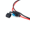 Car Cigarette Lighter Female Socket With 20A Fuse Tube, Cable Length: 1m