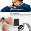 DT28 1.54inch IP68 Waterproof Silicone Strap Smartwatch Bluetooth 4.2, Support Incoming Call Reminder / Blood Pressure Monitoring / Watch Payment(Black Silver)