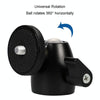 Q39 360 Degree Rotating Ball Tripod Projector Shooting Heads Accessories Cell Phone DSLR Camera Heads(1/4 Thread)