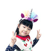 F006 Cartoon Headband Children Birthday Festival Party Hair Accessories(Laser Silver 2)