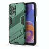 For Samsung Galaxy A23 Punk Armor 2 in 1 PC + TPU Shockproof Phone Case with Invisible Holder(Green)