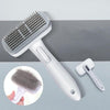 Self-Cleaning Slicker Brush for Cats & Dogs - Grey