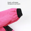 Waterproof Dog Raincoat, XXXXL, Rose Red - Transparent PU