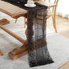 Romantic Lace Table Runner Wedding Decoration, Size: 180cm(Black Lace)