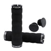 MEROCA Mountain Bike Anti-slip Shock Absorber Riding Grip Cover, Style: Bilateral Lock Sponge ME30 Black