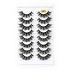 8pairs /Box Naturally Thick Eyelashes Large Curvature Curling False Eyelashes G881