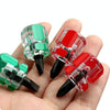 2 PCS Mini Portable Radish Head Screw Driver Transparent Handle Repair Hand Tools(Slotted Screwdriver)