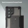 For Samsung Galaxy S22 Ultra 5G Armor Glaze PC Hybrid TPU Phone Case(Black)