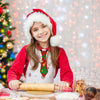 Christmas Children Cartoon Ties Holiday Party Performance Costume Props, Color: Red Snowman