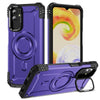 For Samsung Galaxy A32 Lens Holder MagSafe Phone Case(Purple)