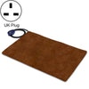 12V Pet Heating Pad, 65x40cm, 7 Temps, Coffee, UK Plug