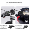 Motorcycle Car Dual USB Mobile Phone Charger With Cigarette Lighter Interface Multi-function Digital Display Car Charger, Style:DYUK Red Light