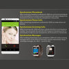 DZ09 1.56 inch Screen Bluetooth 3.0 Android 4.1 OS Above Smart Watch Phone with Bluetooth Call & Call Reminder & Sleep Monitor & Pedometer & Sedentary Reminder & Calendar & SMS & Audio and Video Player & Anti-loss Function(White)
