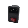 10 PCS AC-01 Three Pins Power Socket with Safety Switch Socket