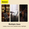 Baseus DGRAD-0G Comfort Reading USB Charging Mini Portable Clip Lamp(Dark Gray)