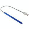 Portable Touch Switch  USB LED Light, 10-LED, 1W, White Light(Blue)