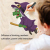 24 PCS / Set GG-24 Children Colorful Halloween Scratch Painting Set DIY Funny Ornaments Holiday Scratch Painting Paper
