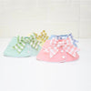 Light Green Dog Bandana Bib, Small, Absorbent Cotton