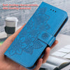 For Xiaomi Redmi K70 / K70 Pro 7-petal Flowers Embossing Leather Phone Case(Blue)