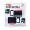 2 PCS RS-01 Universal Car Seat Belt Extension Buckle (Black)