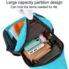 O-TBOST Outdoor Casual Multifunctional Crossbody Backpack(Sky Blue And Yellow)
