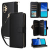 For Samsung Galaxy A13 5G / 4G Nine-card Slots Zipper Wallet Bag Leather Phone Case(Black)