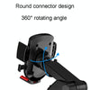 2 In 1 Car Cell Phone Telescopic Holder Universal Automobile Navigation Bracket(Black)