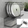 Stainless Steel Bathroom Roll Paper Holder No-Punch Cell Phone Storage Shelf, Style: Paper Rack (White