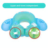 PVC Baby Inflatable Underarm Swim Ring with Side Flaps, Color:L