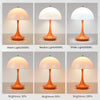 USB Charging Mushroom Desk Lamp Touch Eye Protection Bedroom Bedside Lamp(Pink)