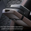 Car Seat Armrest Tissue Box Sun Visor Seat Back Hanging Paper Bag(Black)