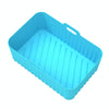 For Ninja DZ201 Air Fryer Silicone Liner Mat Reusable Basket Tray, Spec: Blue Thin Model (95g)