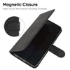 For Samsung Galaxy S25 Ultra 5G Skin Feel Geometric Lines Leather Phone Case(Black)