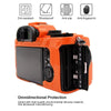 PULUZ Soft Silicone Protective Case for Sony ILCE-9M2/ Alpha 9 II / A92(Orange)