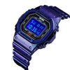 Skmei 1608 Multi-Function Student Electronic Watch Waterproof Timing Silicone Sports Watch(Blue)