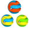 3 PCS Ball Track Fidget Cube Puzzle Decompression Toy(Yellow Blue)