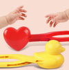 3 PCS Children Winter Outdoor Snowball Clip Toy Parent-Child Snowball Fight Mold, Style: Large Love