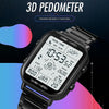 SKMEI 1888 Multifunctional Men 30M Waterproof Sports Stainless Steel Digital Wrist Watch(Gold)