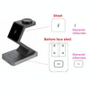 X3 15W 3 in 1 Magnetic Wireless Charger for iPhone, Apple Watch, AirPods(Black)