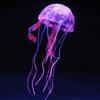 Fluorescent Silicone Jellyfish Ornament, Pink, 8x20cm - Aquarium Safe