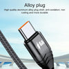 4 in 1 66W 6A USB to 8 Pin + Micro USB + Dual USB-C / Type-C Fast Charging Data Cable, Cable Length: 1.2m(Grey)