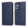 For Samsung Galaxy A56 5G Classic Calf Texture Flip Leather Phone Case(Blue)