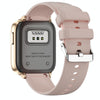 X9 1.85 inch Square Screen 2 in 1 Bluetooth Earphone Smart Watch(Gold Pink)