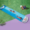 Double Children Water Slide Lawn Spray Pad(Whale)